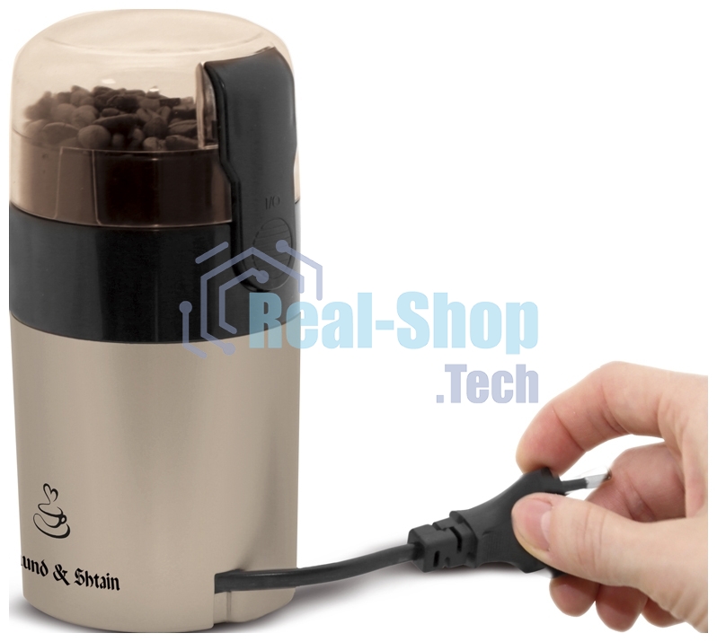 Кофемолка Zigmund & Shtain ZCG-08 150 Вт, 40 г, коричневый