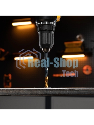 Сверло по металлу Denzel 8 мм, HSS-Tin, Golden Tip, 8 шт.