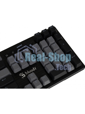 Клавиатура проводная A4Tech Bloody B828N USB черный/серый
