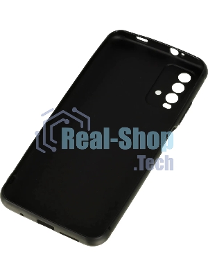Чехол (клип-кейс) BORASCO Silicone Case, для Xiaomi Redmi 9t, черный
