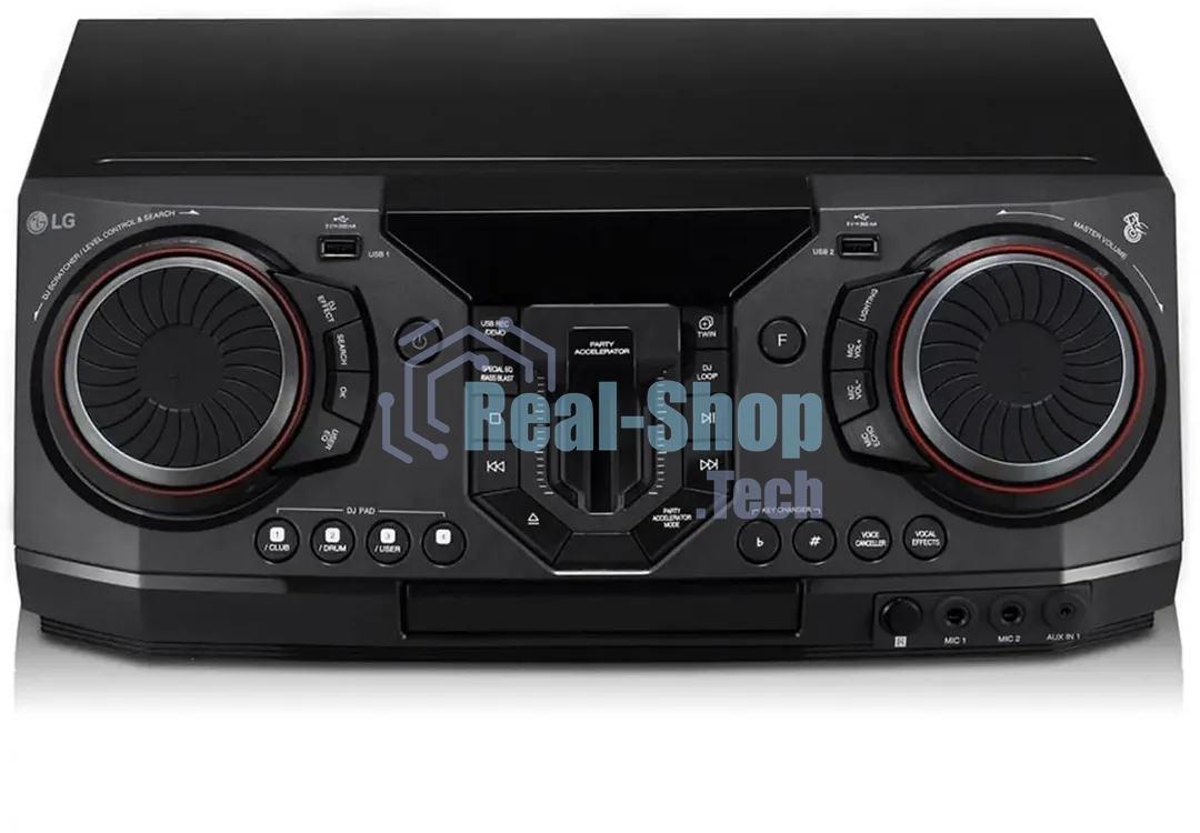 Минисистема LG CL98-FS черный 3500Вт FM USB BT