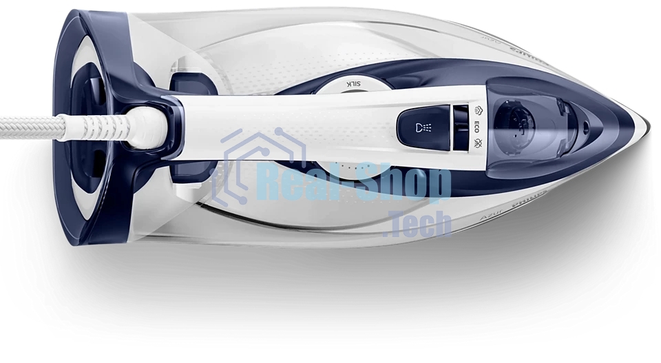 Утюг Philips GC4541/20 синий/белый, 2400 Вт, 45 г/мин, 200 г/мин, 300 мл