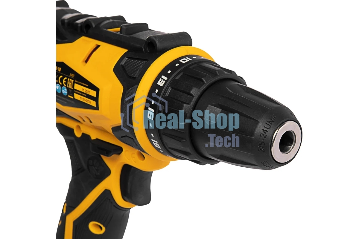 Дрель-шуруповерт сетевая Denzel SD-300-10, 300Вт