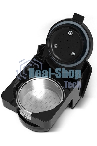 Кофеварка комбинированная BQ CM3000 черный/белый, исп. кофе - молотый, капсулы Nespresso/Dolce Gusto, 0.6 л, 1450 Вт, 19 бар