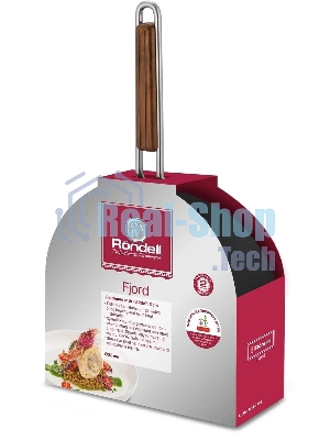 Сотейник Rondell Fjord RDA-1799, 28 см, с крышкой, черный