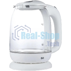Чайник электрический BQ KT1830G, 2200Вт, 1.7л, белый