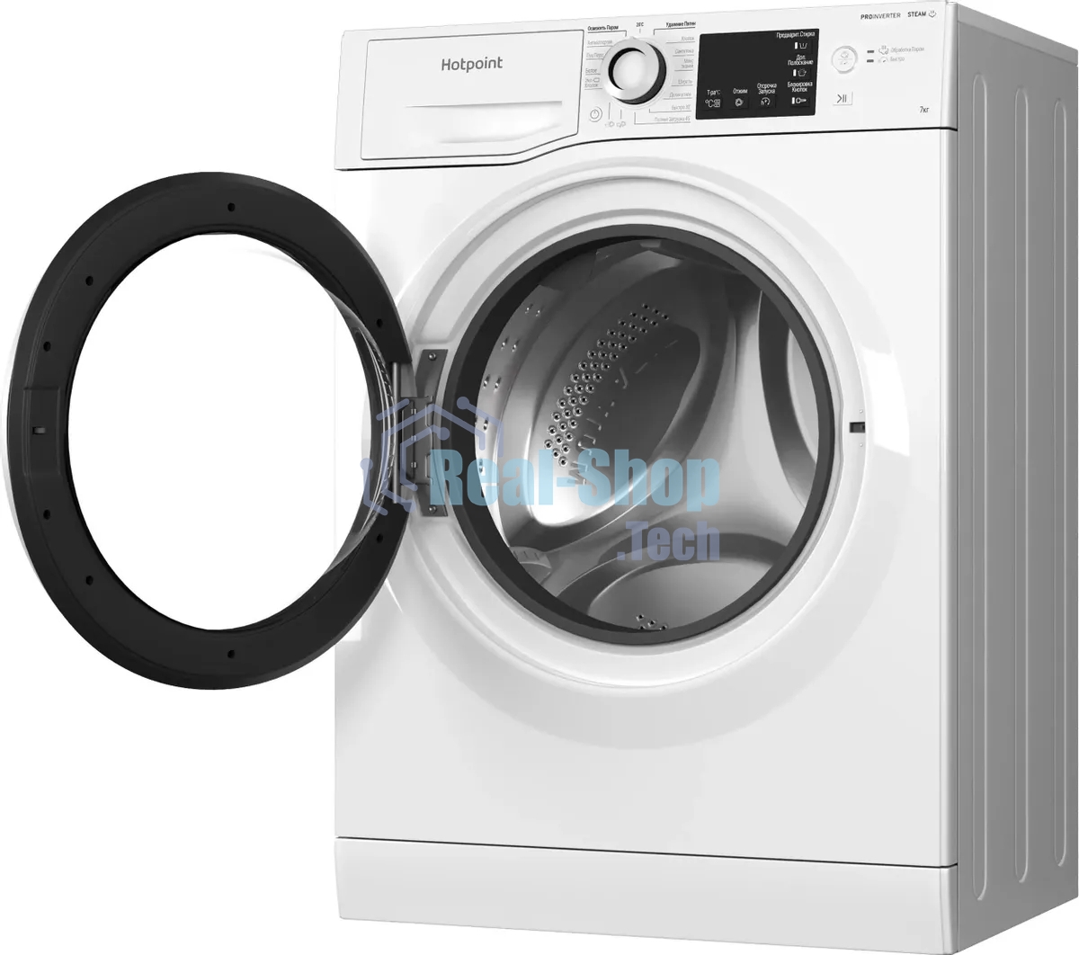 Стиральная машина Hotpoint NSB 7239 W VE RU белый, загр. фронтальная макс.: 7 кг 1200 об/мин класс: А