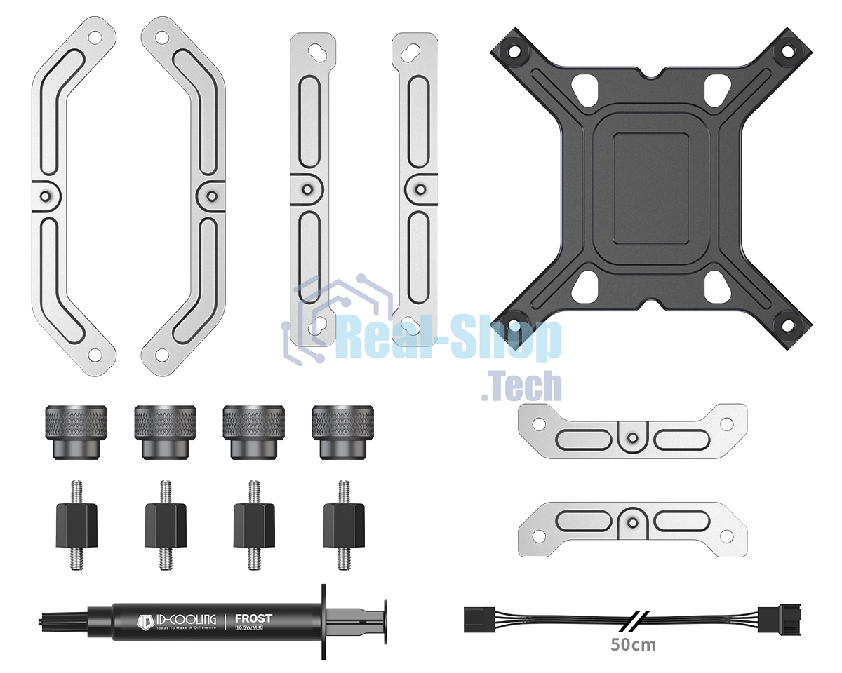 Система жидкостного охлаждения ID-COOLING DX360 MAX белый 120мм алюминий+медь 2150rpm 32.5db 4-pin 350W