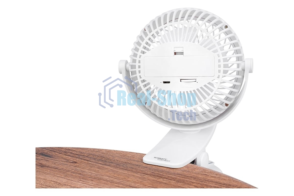 Вентиляторы настольные Scarlett SC-DF111S98 белый