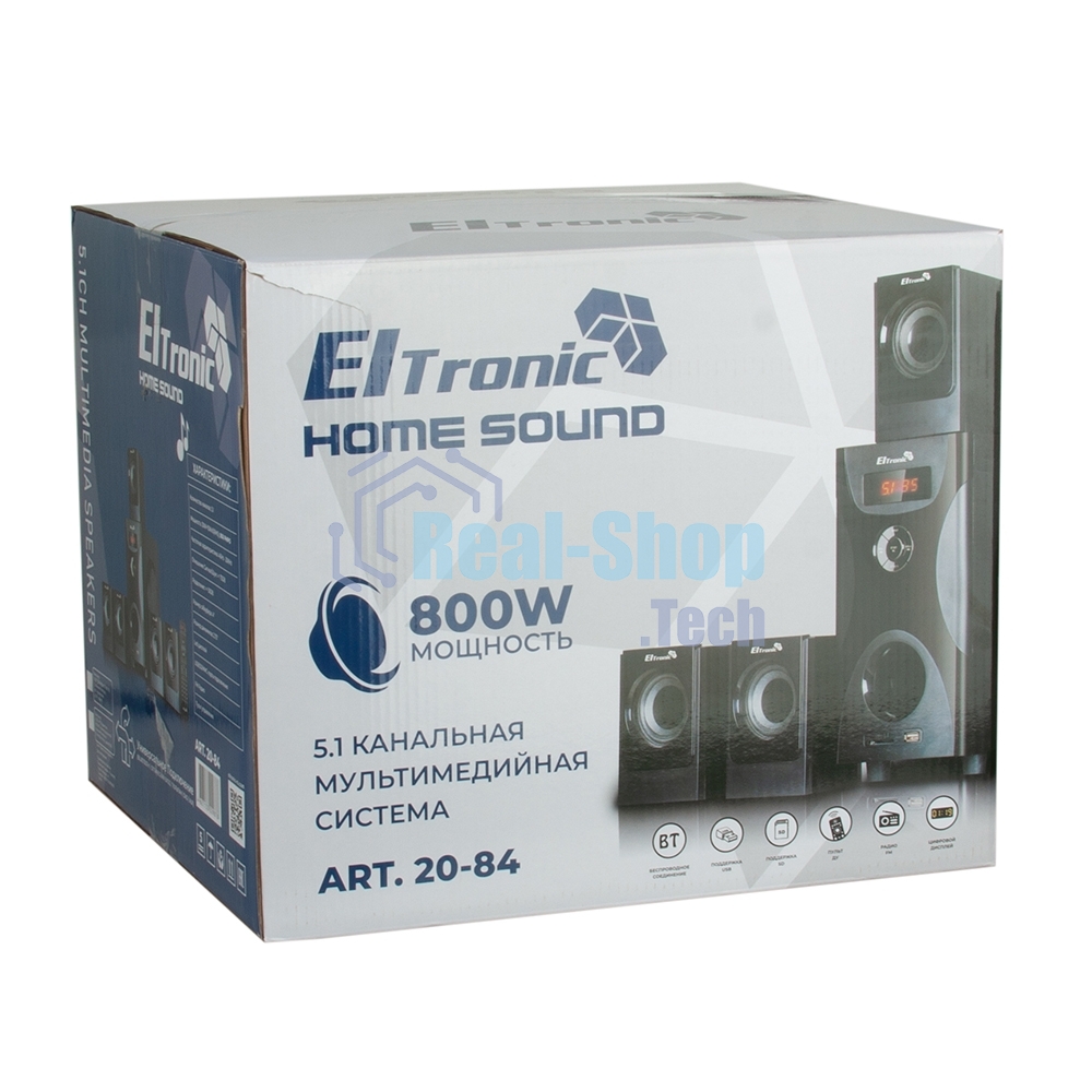 Акустическая система ELTRONIC (20-84) HOME SOUND черный
