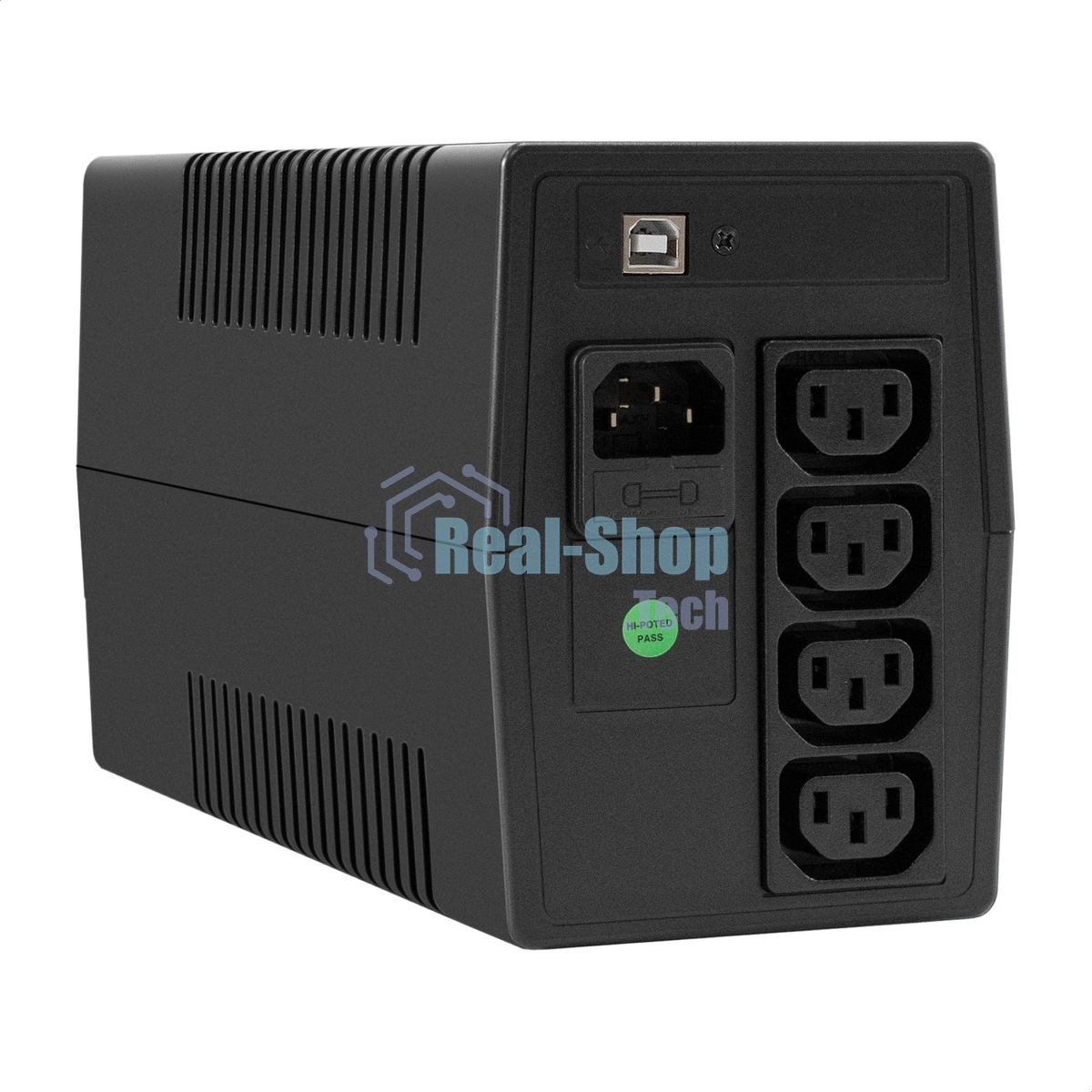 Источник бесперебойного питания ExeGate Smart LB-1000.LCD.AVR.4C13.USB (1000VA/650W, LCD, AVR, 4*C13, USB, батарея 12V 9Ah, черный)