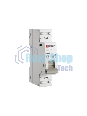 Выключатель автоматический 1п C 6А 4.5кА ВА 47-63N PROxima EKF M634106C