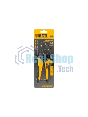 Клещи для обжима наконечников штыревых Denzel НШВ, НШВИ, НШВИ-2, 6-16 мм2