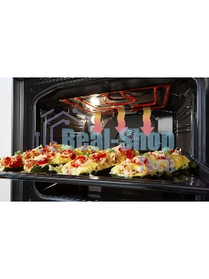 Плита электрическая Gorenje GECS5C70WA белый, конфорок 4 электрических, духовка 70 л, 50 см x 85 см x 59.4 см