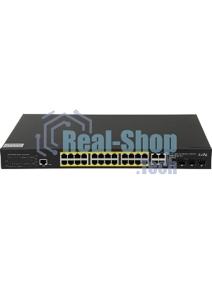 Коммутатор Cudy GS2028PS4-400W, 24×1 Гбит/с, 4×1 Гбит/с Combo (RJ-45/SFP)