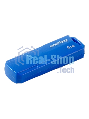 Флешка USB Smartbuy CLUE Blue (SB4GbCLU-BU), 4Gb, USB 2.0, R/W 15/8, синий