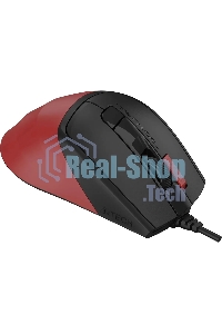 Мышь проводная A4Tech Fstyler FM45S Air красный/черный, 2400 dpi, USB, кнопки - 7