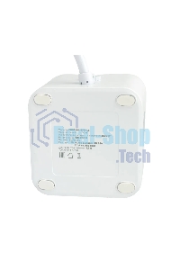 Сетевой фильтр Cablexpert Cube CUBE-3-U4-W-1.5, 3 р, 10А, 4хUSB, 1.5 м, ур.защиты 4+, белый, коробка