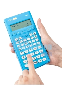 Калькулятор научный Deli E1710A/BLU синий 10+2-разр.
