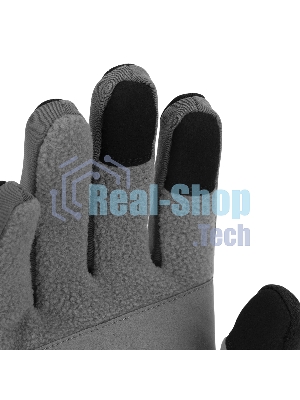 Перчатки универсальные Denzel 68087 искусственный мех, работа с сенсорным экраном, размер 9