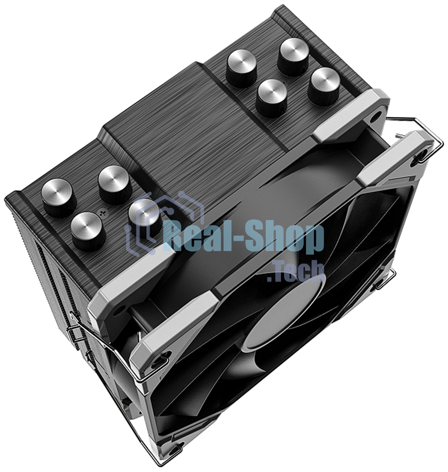 Кулер Cooler ID-Cooling SE-214-XT BASIC черный/серебристый 120мм алюминий+медь 1800rpm 27db 4-pin 180W 150мм