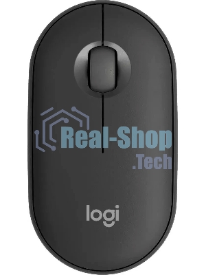 Мышь беспроводная Logitech Pebble 2 M350S графитовый, 4000 dpi, Bluetooth, кнопки - 3