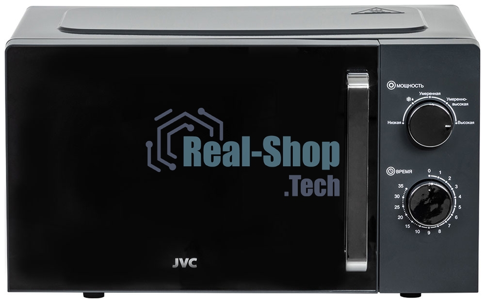 Микроволновая печь JVC JK-MW148M графит, 20 л, 700 Вт, переключатели - поворотный механизм