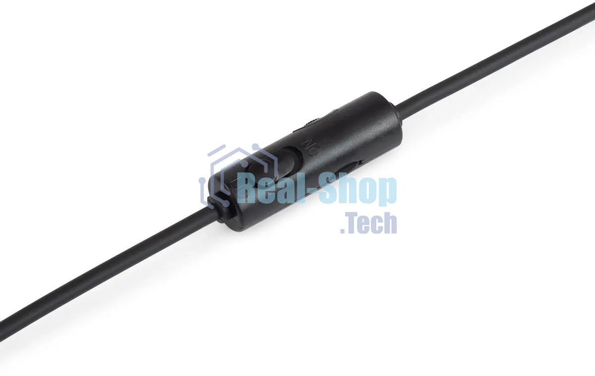 Гарнитура проводная с микрофоном Оклик HS-L355G черный 1.8м мониторные оголовье (1939807)