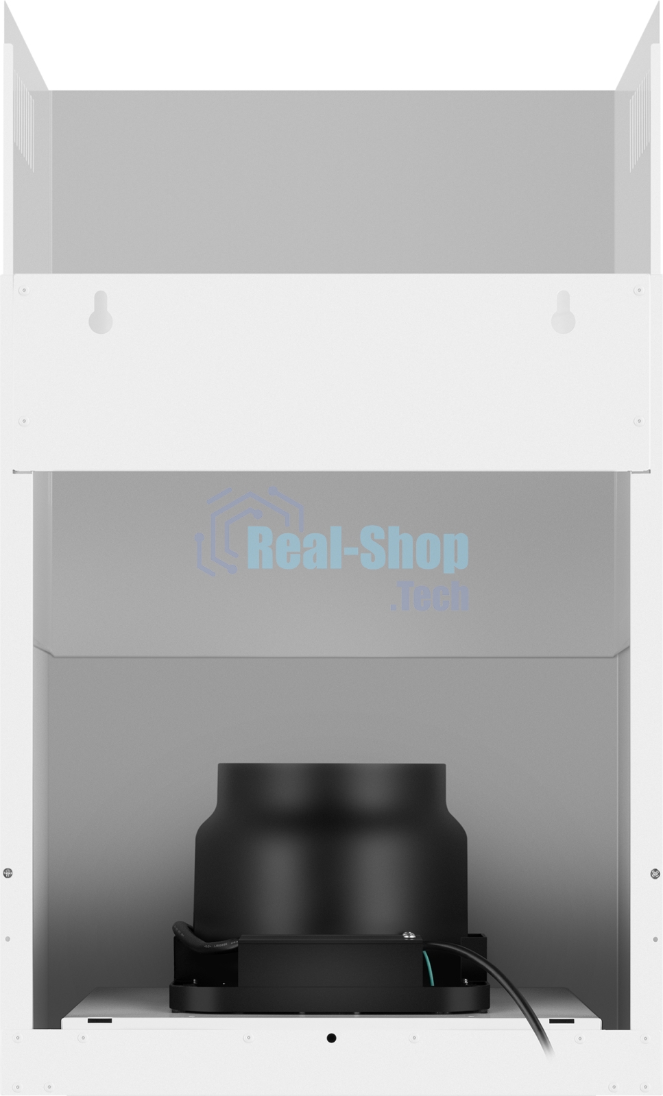 Вытяжка пристенная цилиндрическая Weissgauff Box 40 PB белый, 40 см, 900 куб. м/ч, 58 дБ