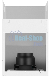 Вытяжка пристенная цилиндрическая Weissgauff Box 40 PB белый, 40 см, 900 куб. м/ч, 58 дБ