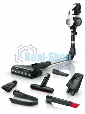 Пылесос вертикальный/ручной Bosch BCS711XXL чёрный/серебристый, питание от аккумулятора, уборка сухая, пылесборник - 0.3 л, работа от АКБ max - 40 мин