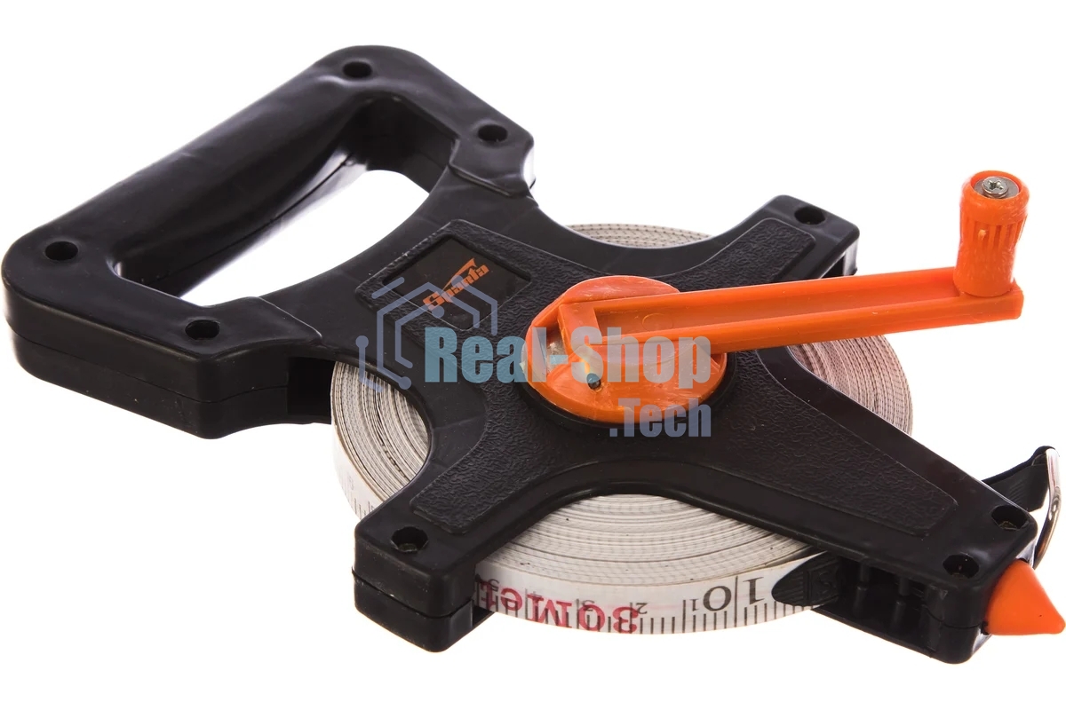 Рулетка Sparta геодезическая 30 мх12.5мм лента пвх открытый корпус