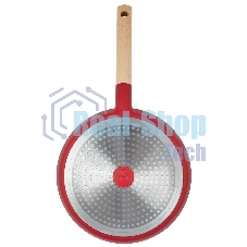 Сковорода Rondell Red Edition RDA-1005, 26 см, без крышки, красный