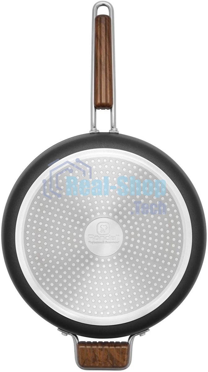 Сотейник Rondell Fjord RDA-1799, 28 см, с крышкой, черный