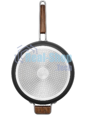 Сотейник Rondell Fjord RDA-1799, 28 см, с крышкой, черный