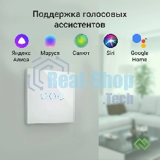 Выключатель умный Digma DiSwitch 3p 3-хкл. универсальный белый (DSW3P)