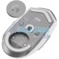 Мышь беспроводная Logitech G309 Lightspeed белый, 25600 dpi, радиоканал, Bluetooth, USB, кнопки - 6