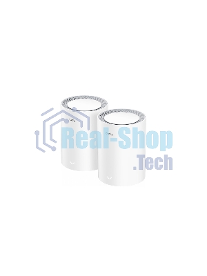 Бесшовный Mesh роутер Cudy M3000(2-PACK) AX3000 10/100/1000/2500BASE-T, белый (упак.:2шт)