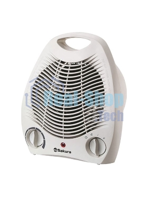 Тепловентилятор Sakura SA-0500W, белый, 2000 Вт, 25 м2, термостат