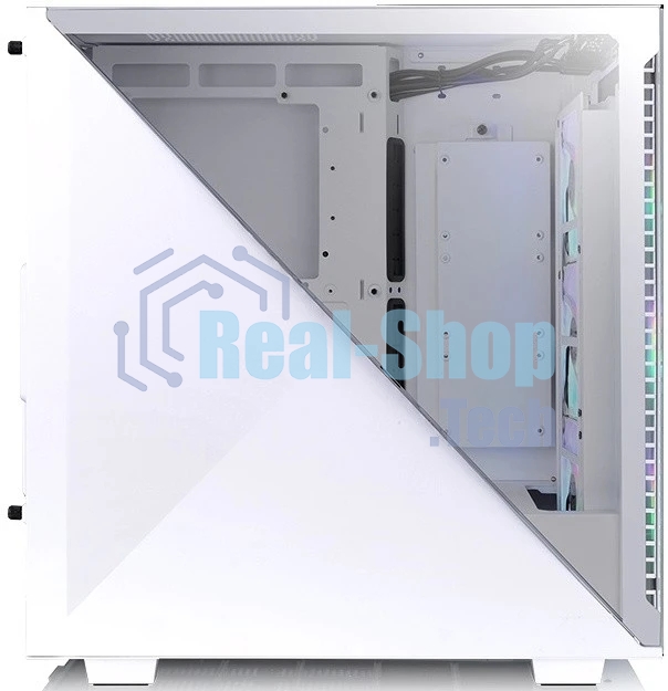 Компьютерный корпус Thermaltake Divider 300 TG ARGb белый без БП ATX 2x120мм 2xUSB 3.0 audio front door bott PSU