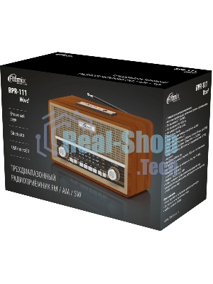 Радиоприемник Ritmix RPR-111 WOOD