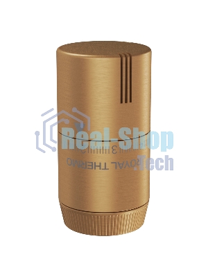Термоголовка жидкостная Royal Thermo Design М30х1,5 (золото матовое)