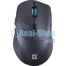Мышь беспроводная Defender Effect X MS-095 черный, 1600 dpi, радиоканал, USB, кнопки - 6