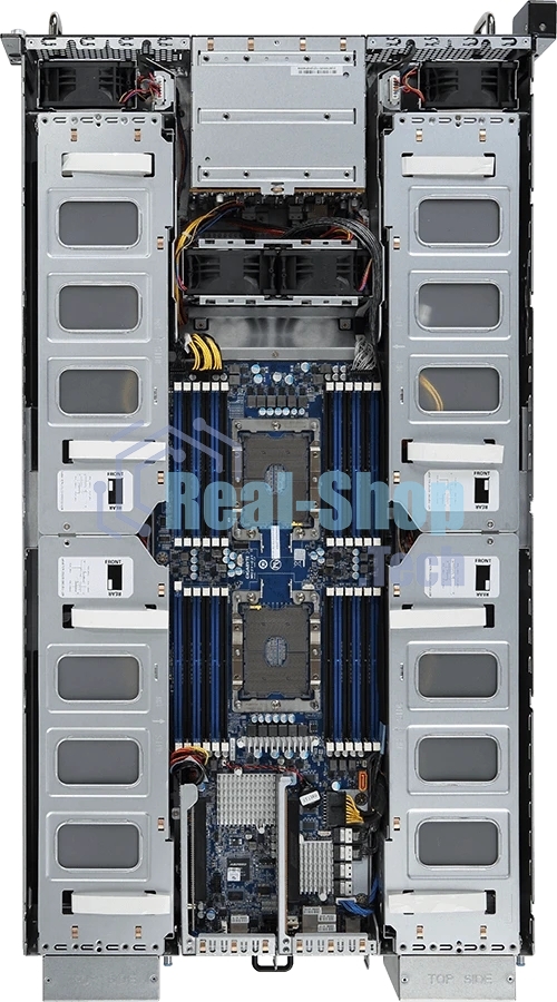 Серверная платформа Gigabyte G291-2G0 HPC Server - 2U 16 x Tesla P4 GPU Server 2 x LGA 3647 DDR4
