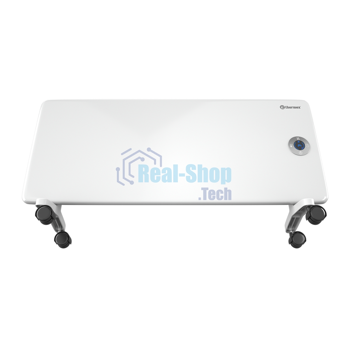 Конвектор Thermex Frame 2000E белый, 2000 Вт, 25 м2, термостат, дисплей