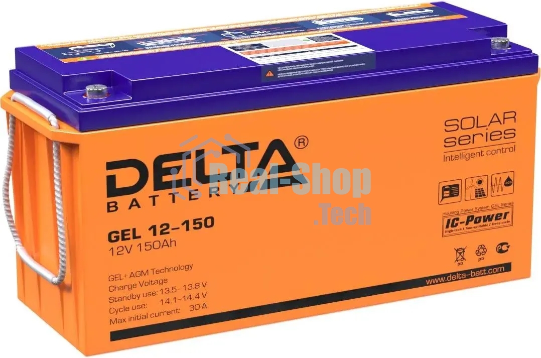 Батарея для ИБП Delta GEL 12-150 12В 150А·ч