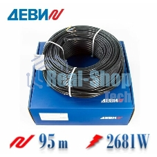 Кабель нагревательный для кровли и грунта ДЕВИ Snow-30T 2930 Вт 230 В 95 м