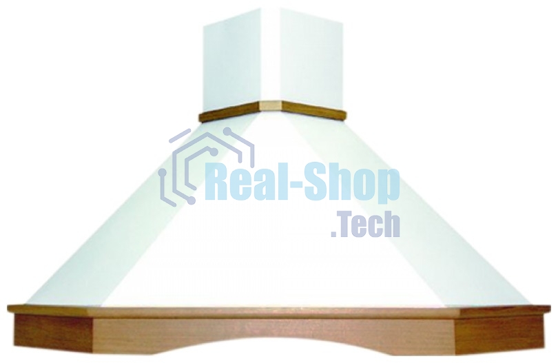 Вытяжка каминная Elikor Форест 90П-650-П3Д бежевый/дуб, 125.3 см, 650 куб. м/ч, 56 дБ