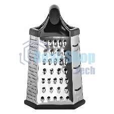 Терка LARA LR07-53 6 поверхностей, высота 23 см, нерж. сталь, нескользящее основание, ручка