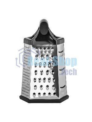 Терка LARA LR07-53 6 поверхностей, высота 23 см, нерж. сталь, нескользящее основание, ручка